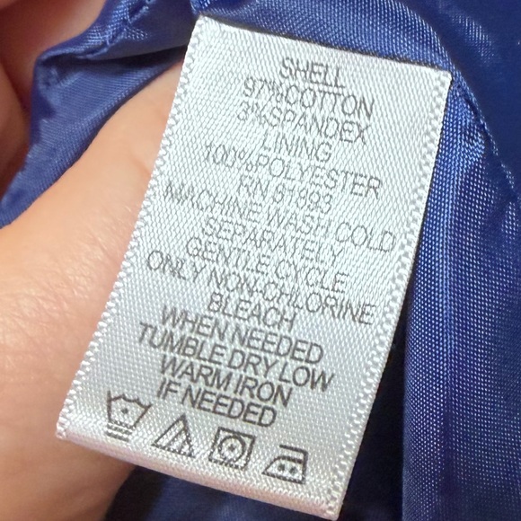 Denim & Company Blue Button-Up Jacket 3X - Picture 12 of 12